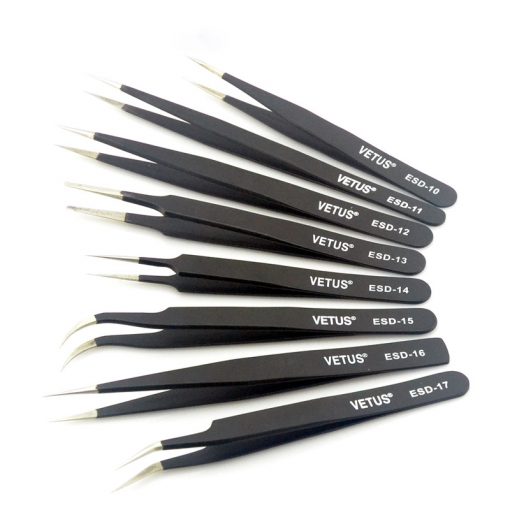 Nhíp chống tĩnh điện Vetus ESD-10/ESD-11/ESD-12/ESD-13/ESD-14/ESD-15/ESD-16/ESD-17
